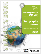 Front cover of Hodder Education Cambridge IGCSE Geography 4th edition Student’s Book